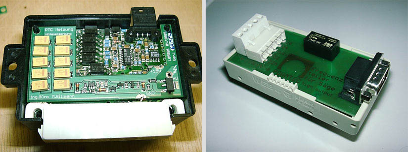 Prototyp eines Gebläsereglers für Elektrofahrzeug & Adapter für Wafersägen Umrichter Prototyp eines Gebläsereglers für Elektrofahrzeug & Adapter für Wafersägen Umrichter